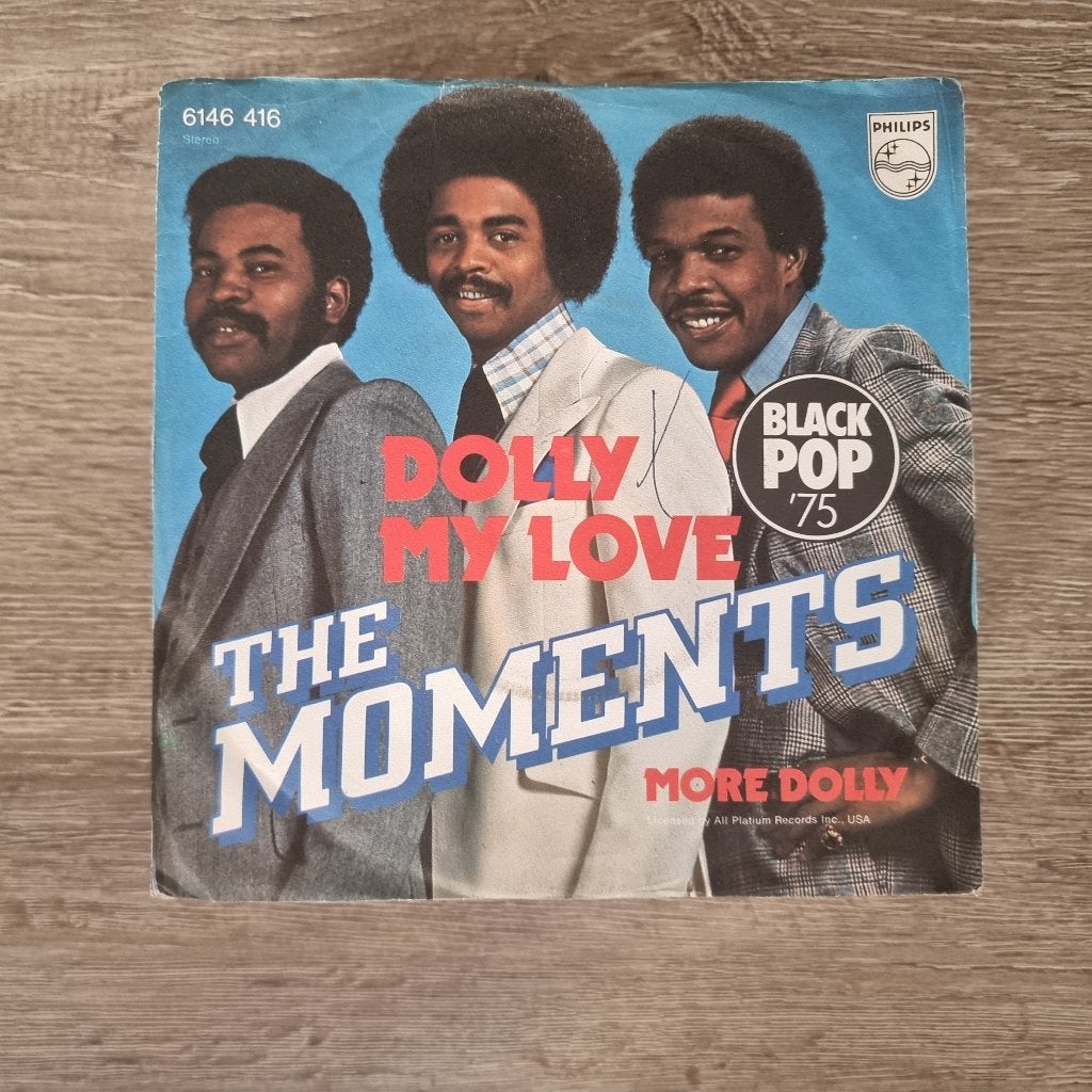 7" The Moments - Dolly my love, CD & DVD, Enlèvement ou Envoi, Utilisé, 7 inch, R&B et Soul