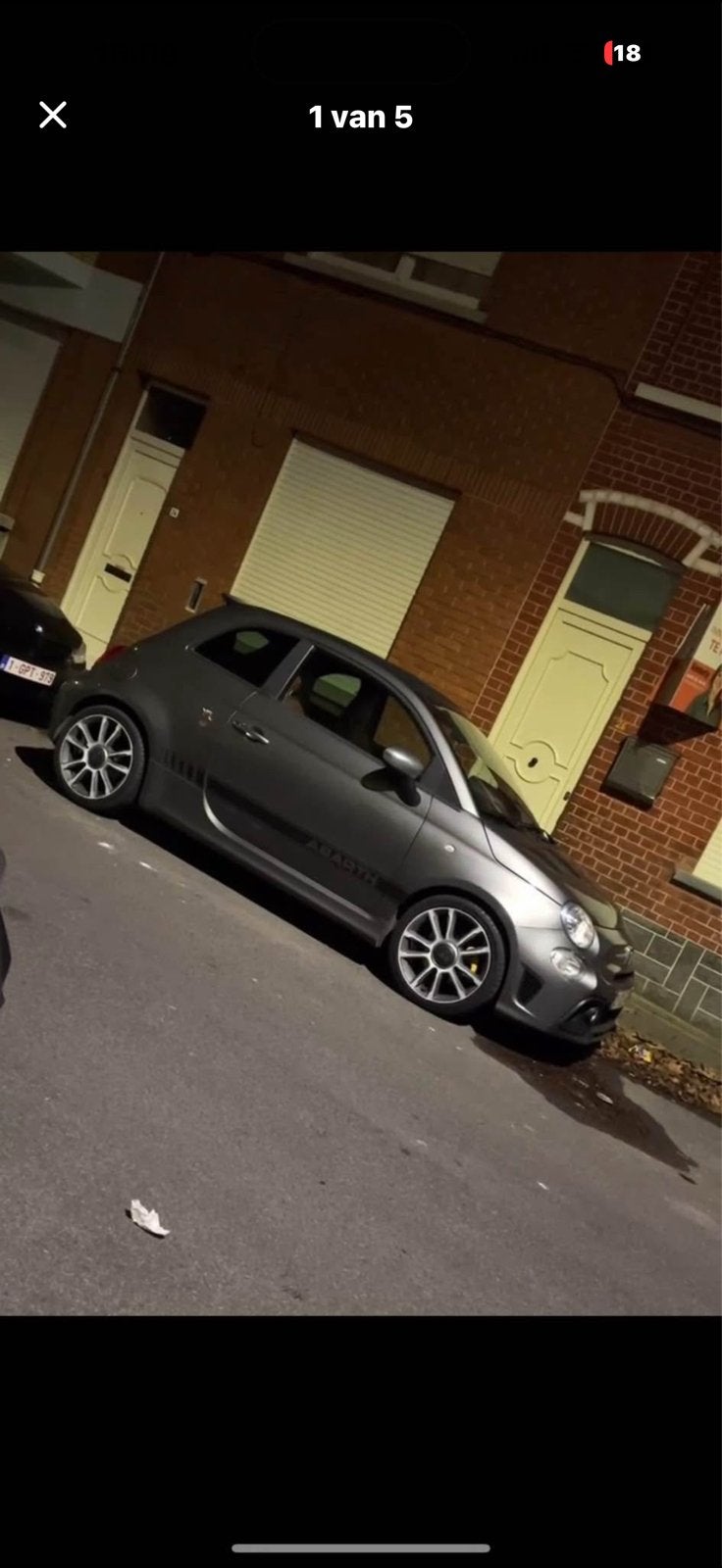Abarth Fiath Turismo Cabrio, Autos, Achat, Carnet d'entretien, Particulier, 3 portes
