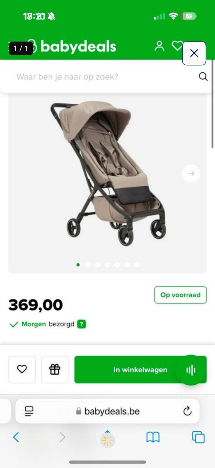 Dubatti smart E2 buggy/kinderwagen/wandelwagen, Enlèvement, Comme neuf