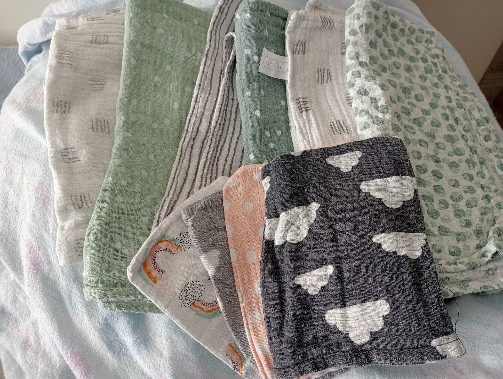 hydrofiele doeken en washandjes en badcapes 
Gebruikt maar z, Kinderen en Baby's, Badjes en Verzorging, Ophalen, Gebruikt