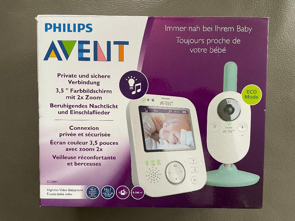 Philips Avent Videobabyfoon, Kinderen en Baby's, Ophalen, Zo goed als nieuw, 250 meter of meer, Camera