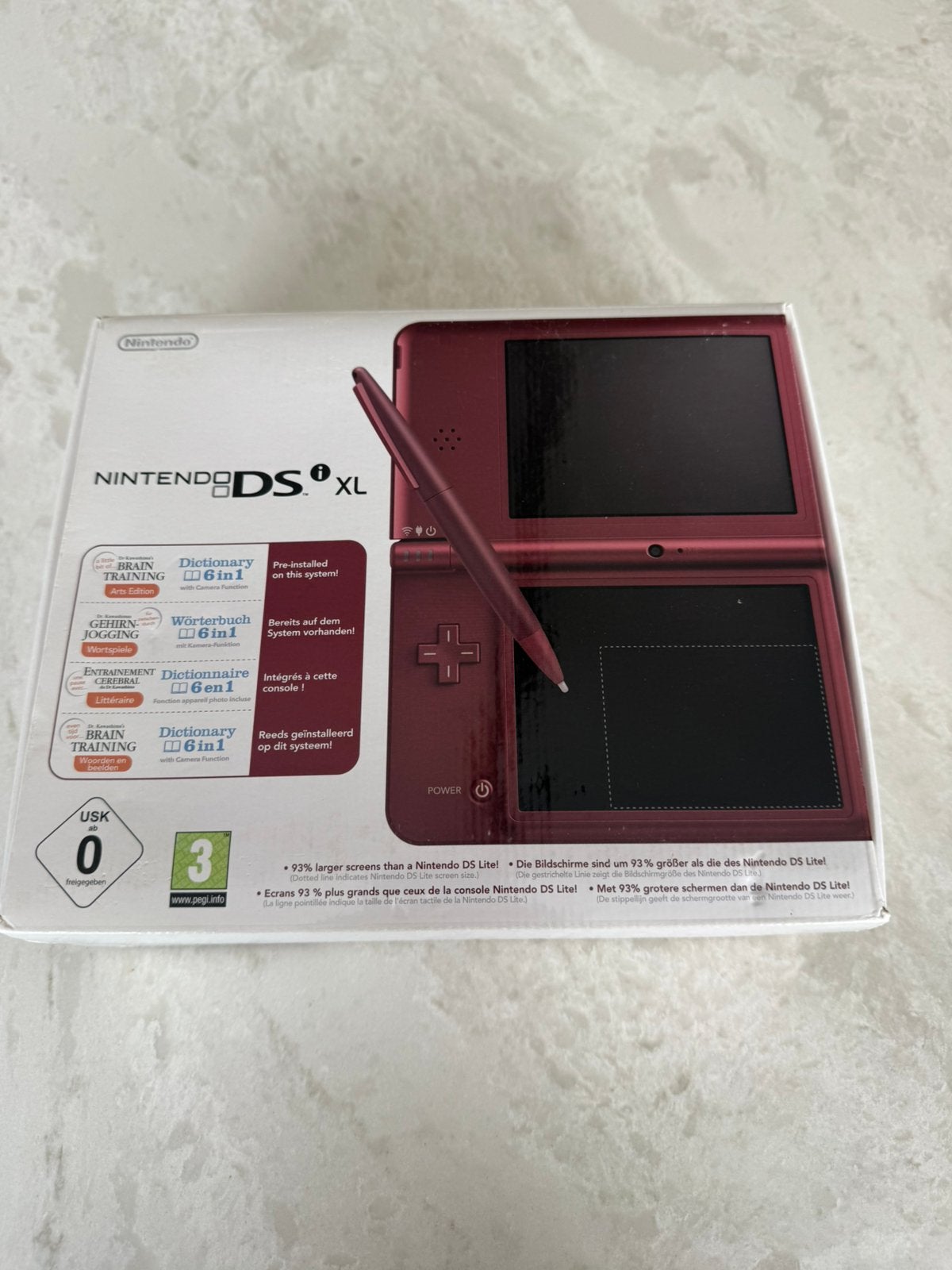 Nintendo ds xl cib, Consoles de jeu & Jeux vidéo, Enlèvement ou Envoi, Utilisé, Rouge