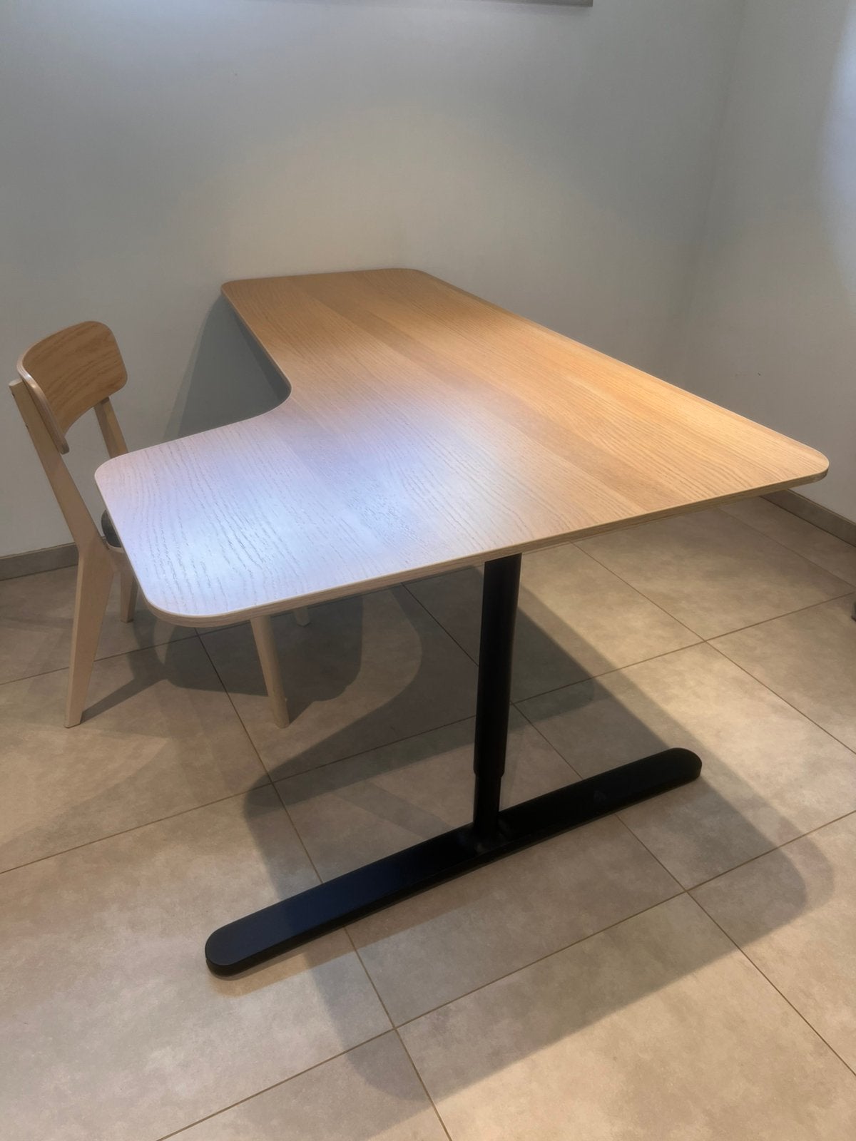 Bureau Ikea Bekant te koop, Maison & Meubles, Bureaux, Enlèvement, Comme neuf, IKEA