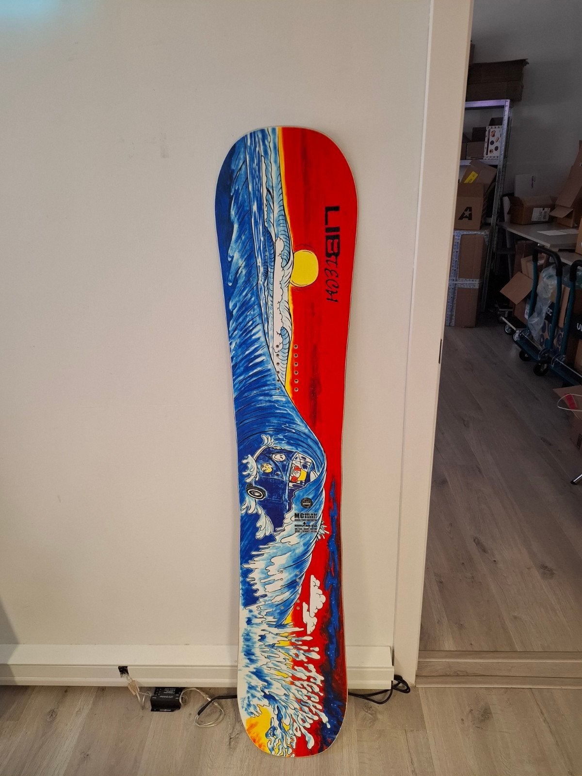 Lib Tech MC bus in da barrel 154, Sport en Fitness, Snowboarden, Zo goed als nieuw, Board, Ophalen of Verzenden