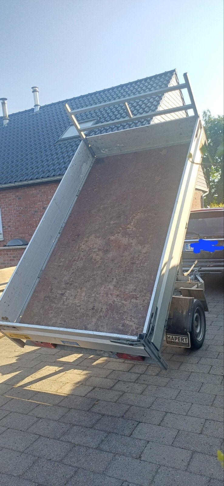AANHANGWAGEN HAPERT KIPPER 2014, 1500K MTM B rijbewijs, Auto diversen, Aanhangers en Bagagewagens, Ophalen