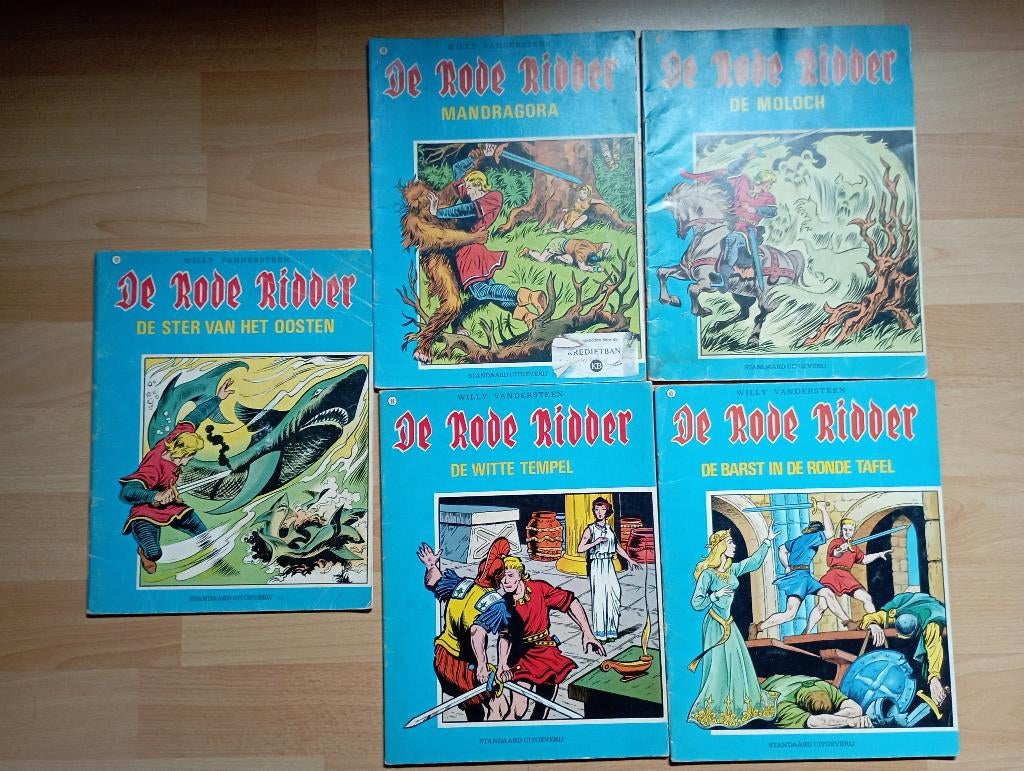 5 strips de rode ridder, Plusieurs BD, Enlèvement, Utilisé