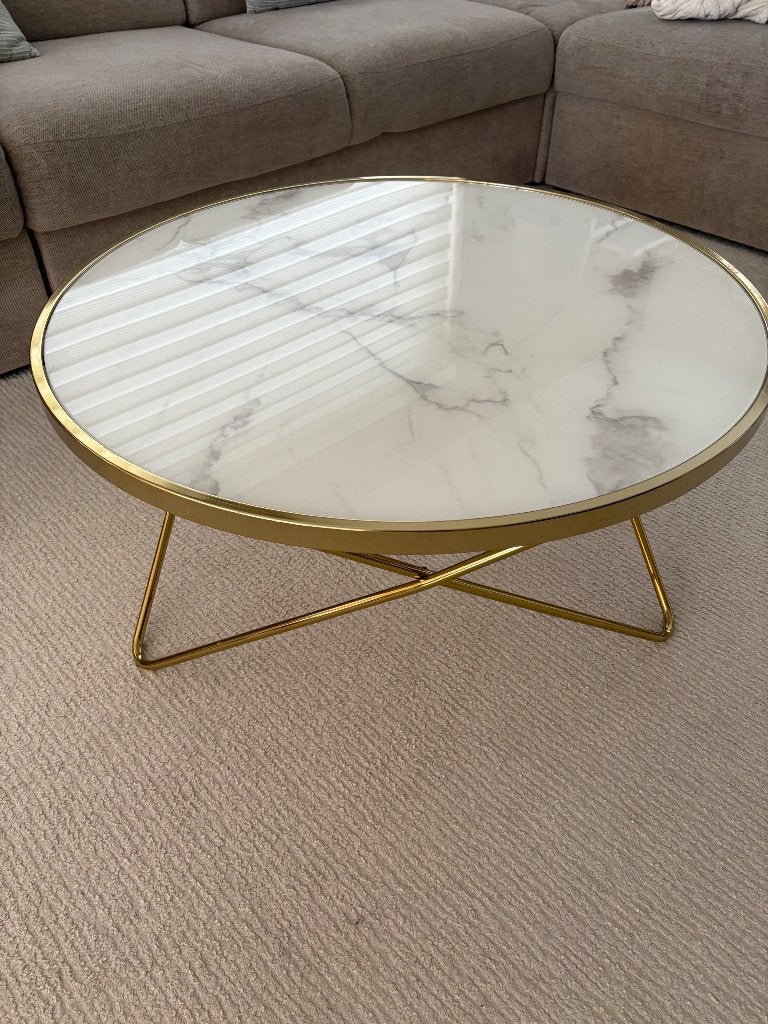Salon tafel, 150 à 200 cm, Rond, 150 à 200 cm, Comme neuf