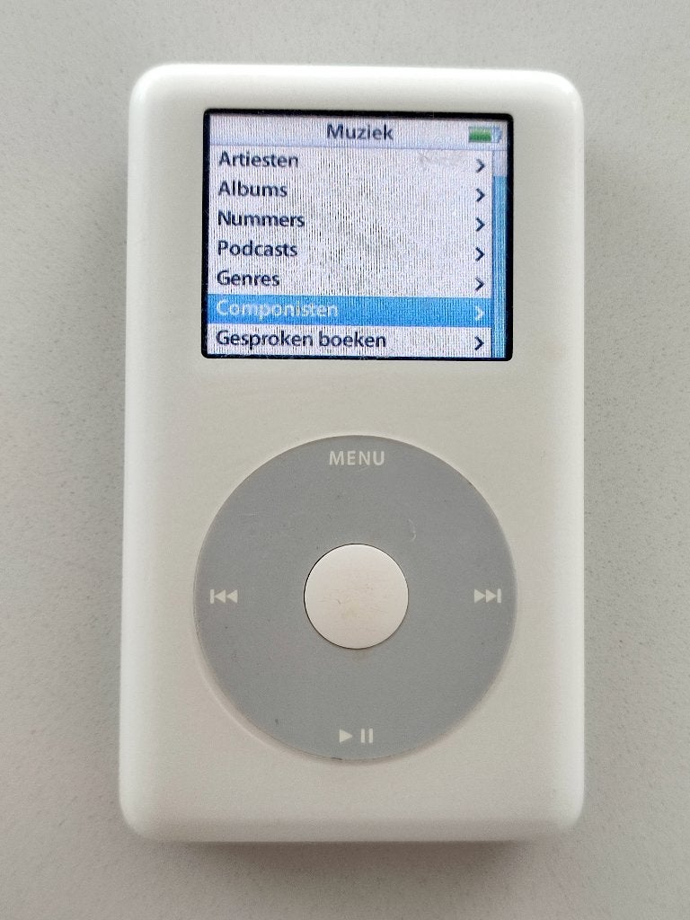 Apple iPod classic White 40gb (2004), Enlèvement ou Envoi, Utilisé, Classic