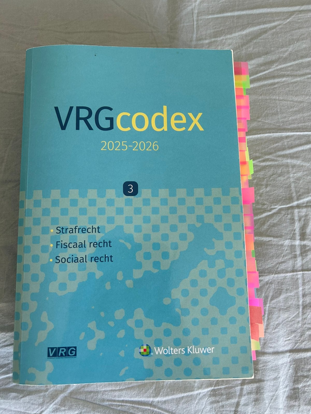VRG codex - strafrecht, fiscaal recht en sociaal recht, Boeken, Verzenden, Zo goed als nieuw