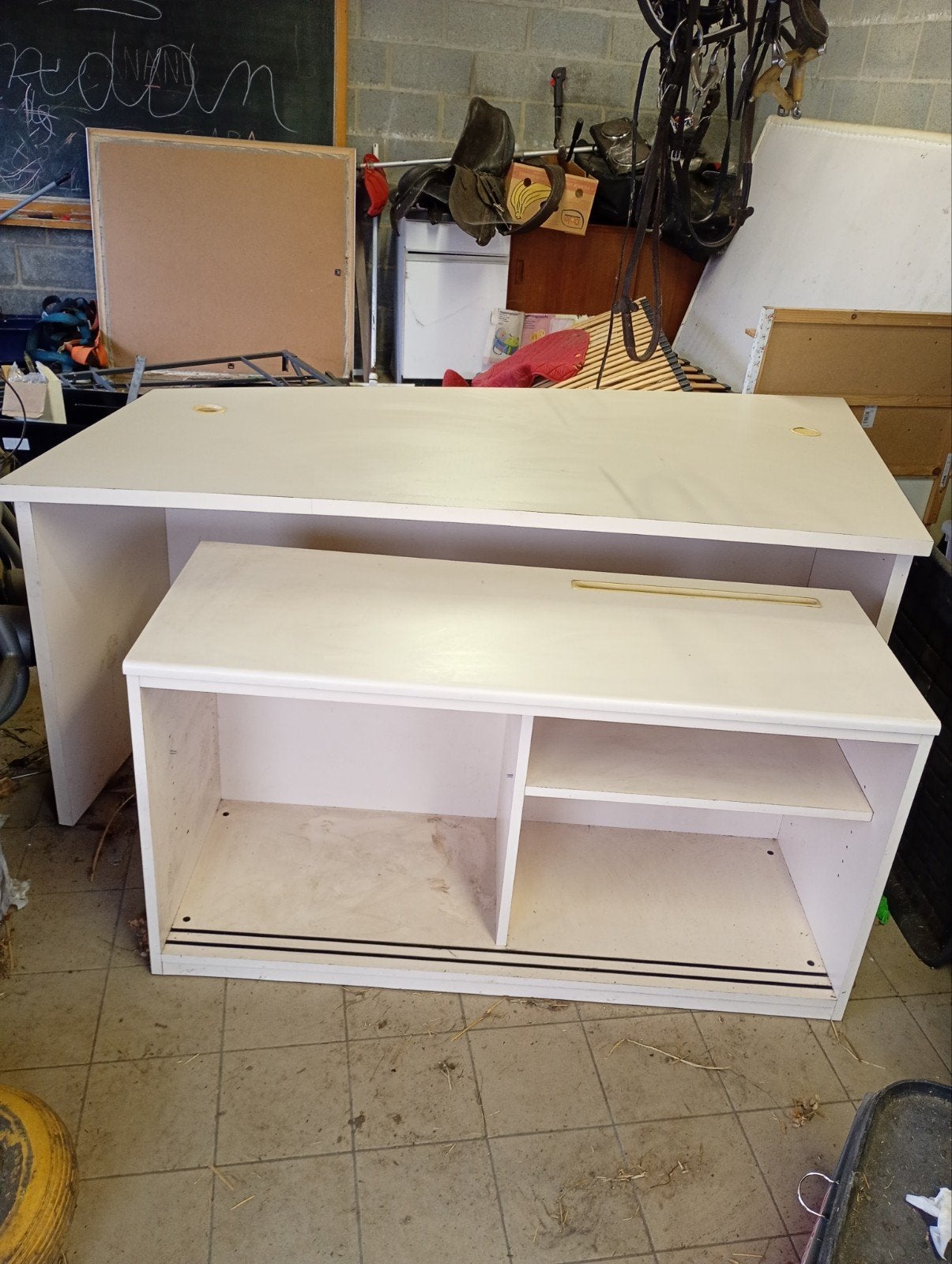gratis hoekbureau met kastje, Huis en Inrichting, Ophalen