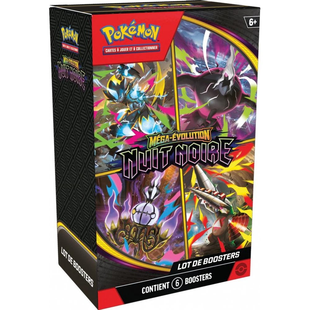 Pokemon ME05 Nuit Noire Bundle de 6 boosters FR, Hobby & Loisirs créatifs, Jeux de cartes à collectionner | Pokémon, Enlèvement