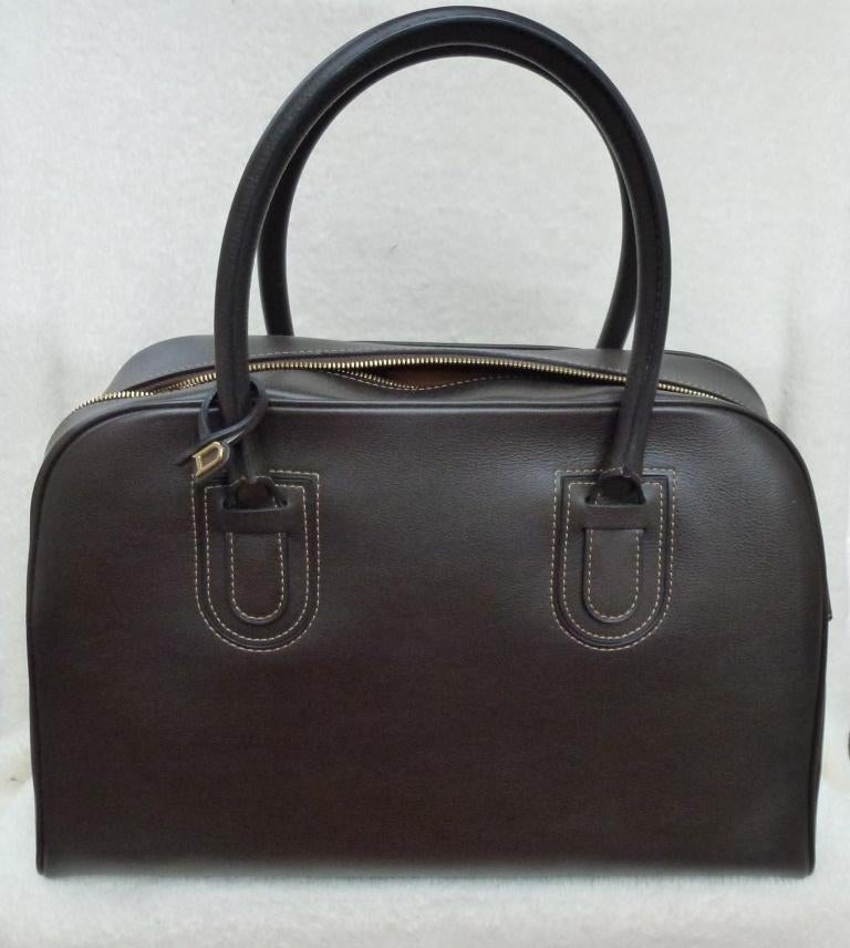 handtas Delvaux signature, Handtassen en Accessoires, Tassen | Damestassen, Ophalen of Verzenden, Nieuw, Bruin, Handtas