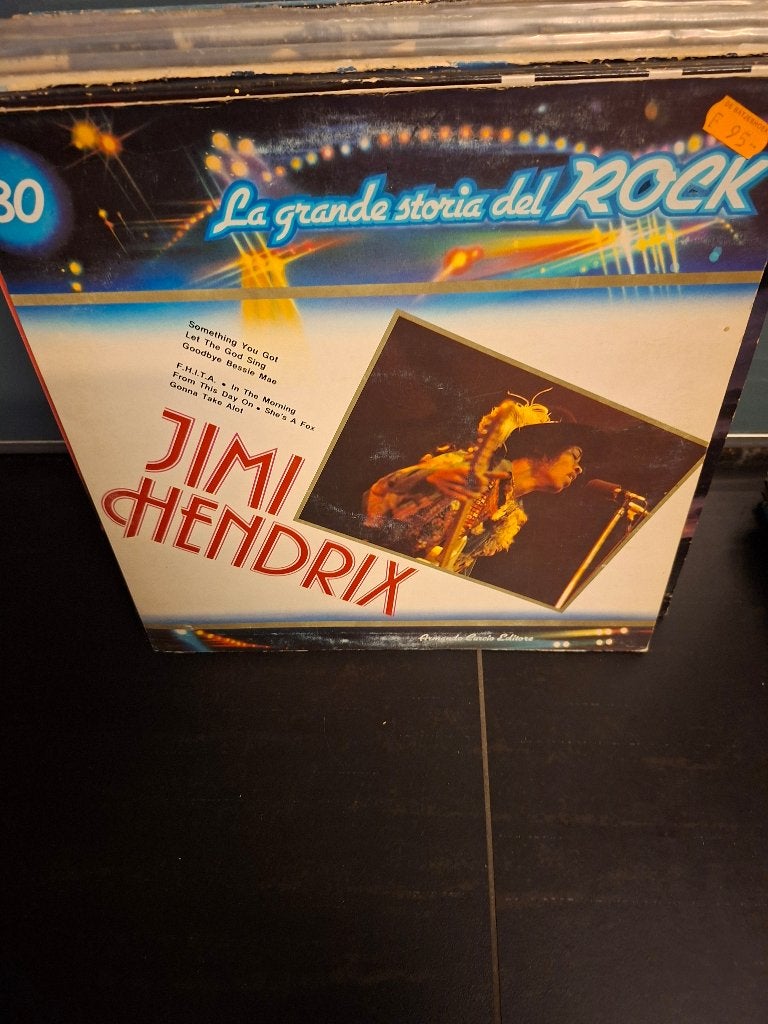 lp - jimi hendrix - la grande storia del rock - vak 8, Fotohoes, LP, Gebruikt, Hardrock