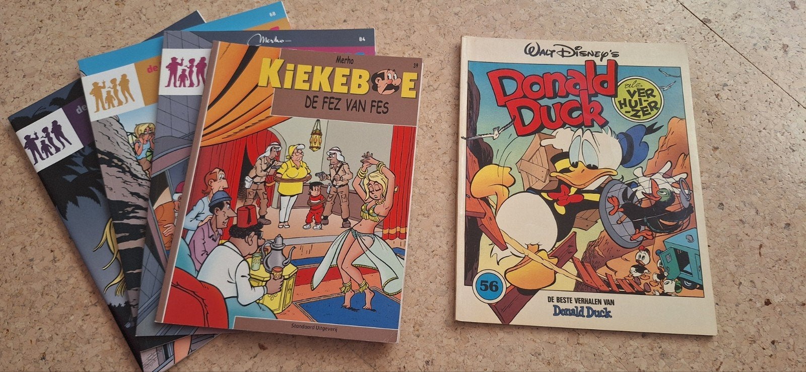 Kiekeboe's en Donald duck, Boeken, Meerdere stripboeken, Ophalen, Gelezen