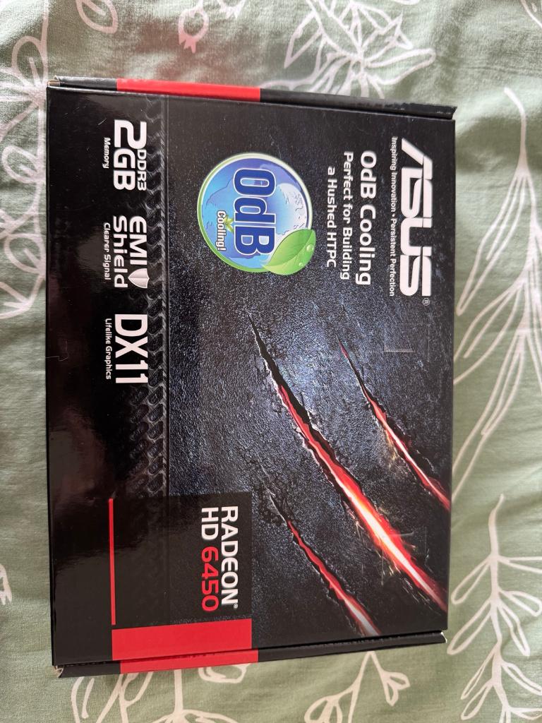 GPU ASUS HD6450-SL-2GD3-L (1), Computers en Software, Videokaarten, Gebruikt, AMD, PCI-Express 2.1, GDDR3, HDMI, DVI, VGA, Ophalen