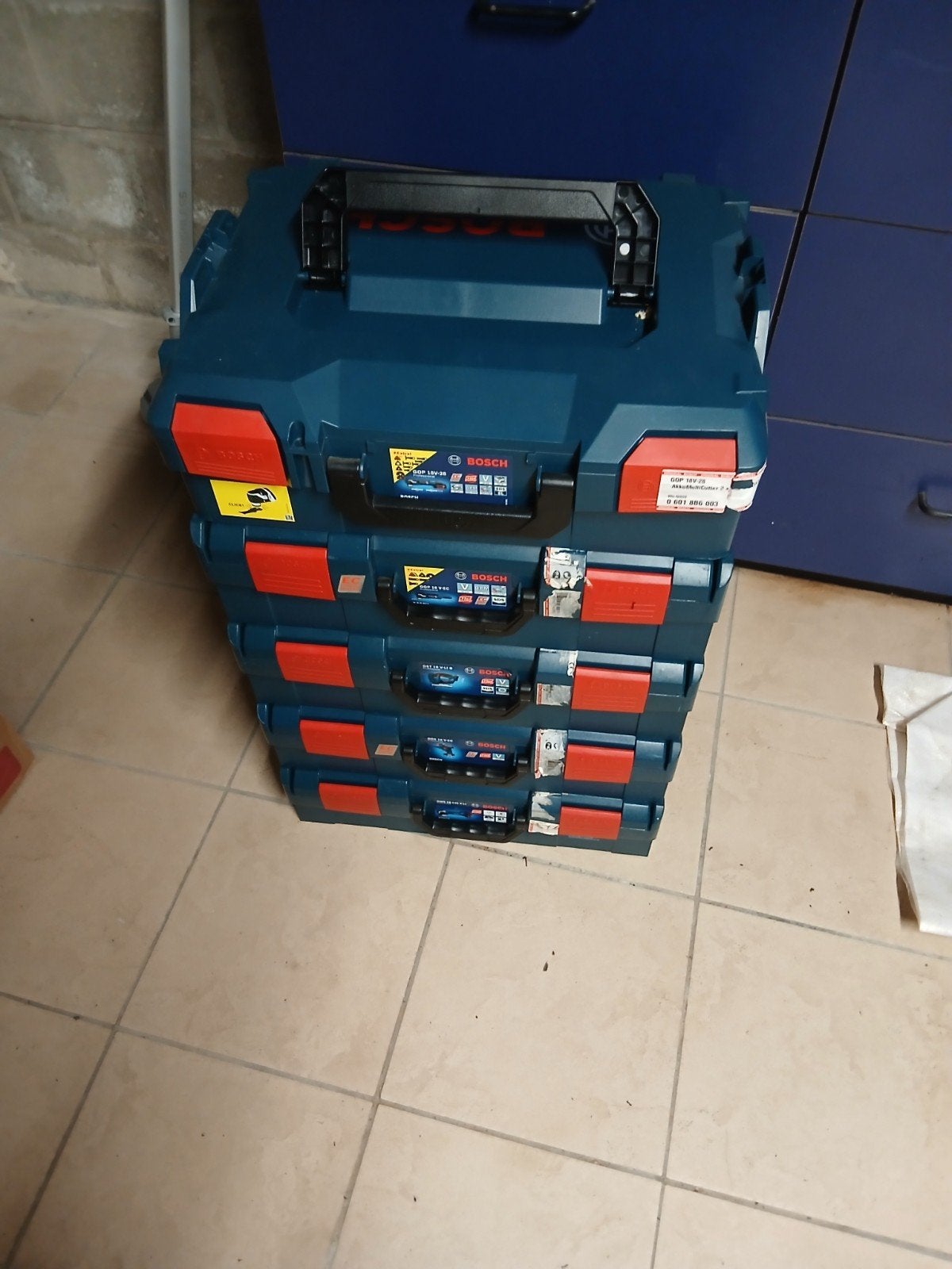 bosch box, Doe-het-zelf en Bouw, Gereedschapskisten, Ophalen