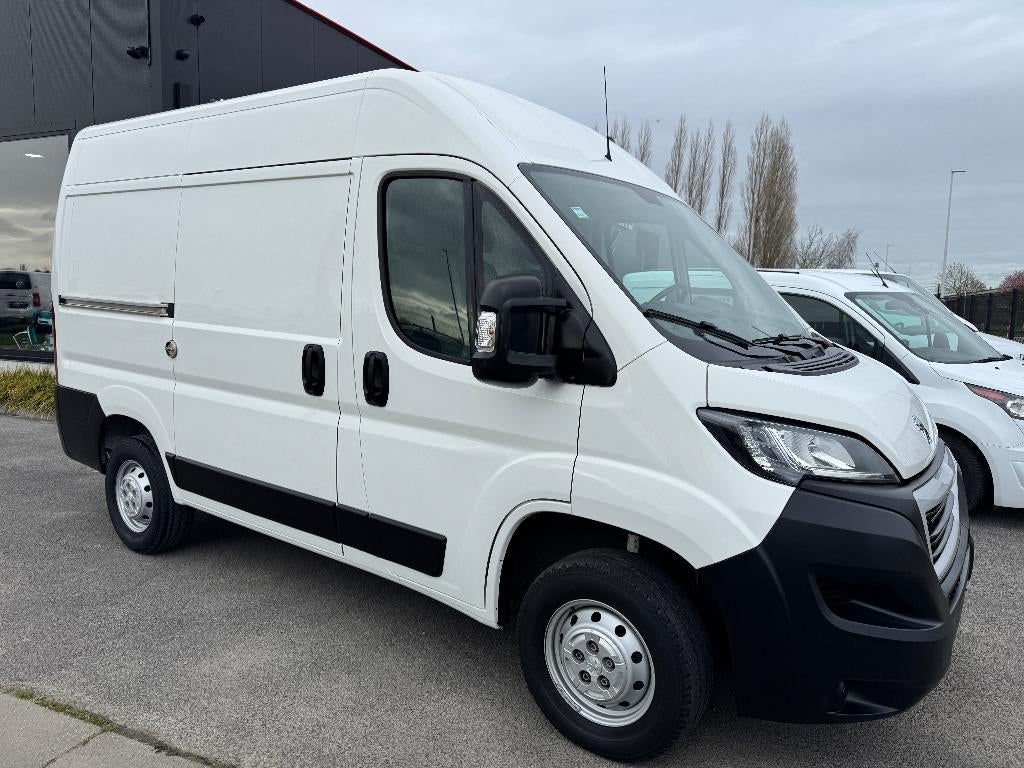 Peugeot Boxer 2.2 hdi L1H2 1st eig ohboek navi pdc airco, Auto's, Bestelwagens en Lichte vracht, Voorwielaandrijving, Stof, 4 cilinders