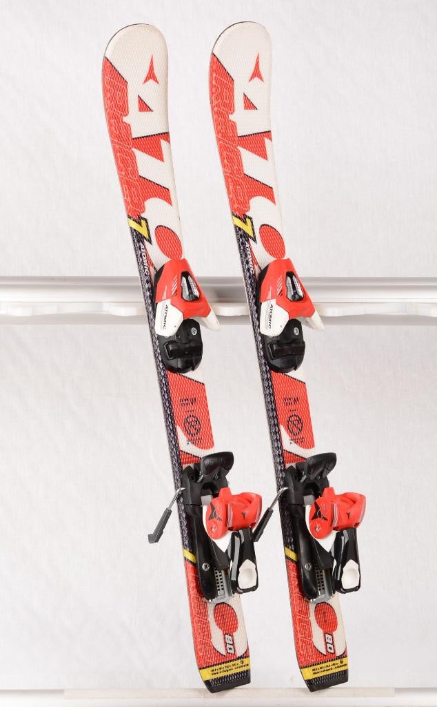 80 kinder ski's ATOMIC RACE 7, RED/WHITE, Sport en Fitness, Skiën en Langlaufen, Gebruikt, Ski's, Ski, Atomic, Carve, Ophalen of Verzenden