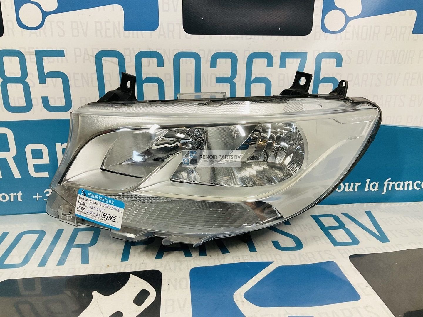 Koplamp Mercedes Sprinter W907 W910 Links Led 90139089AF Ori, -, Utilisé, -, Enlèvement ou Envoi