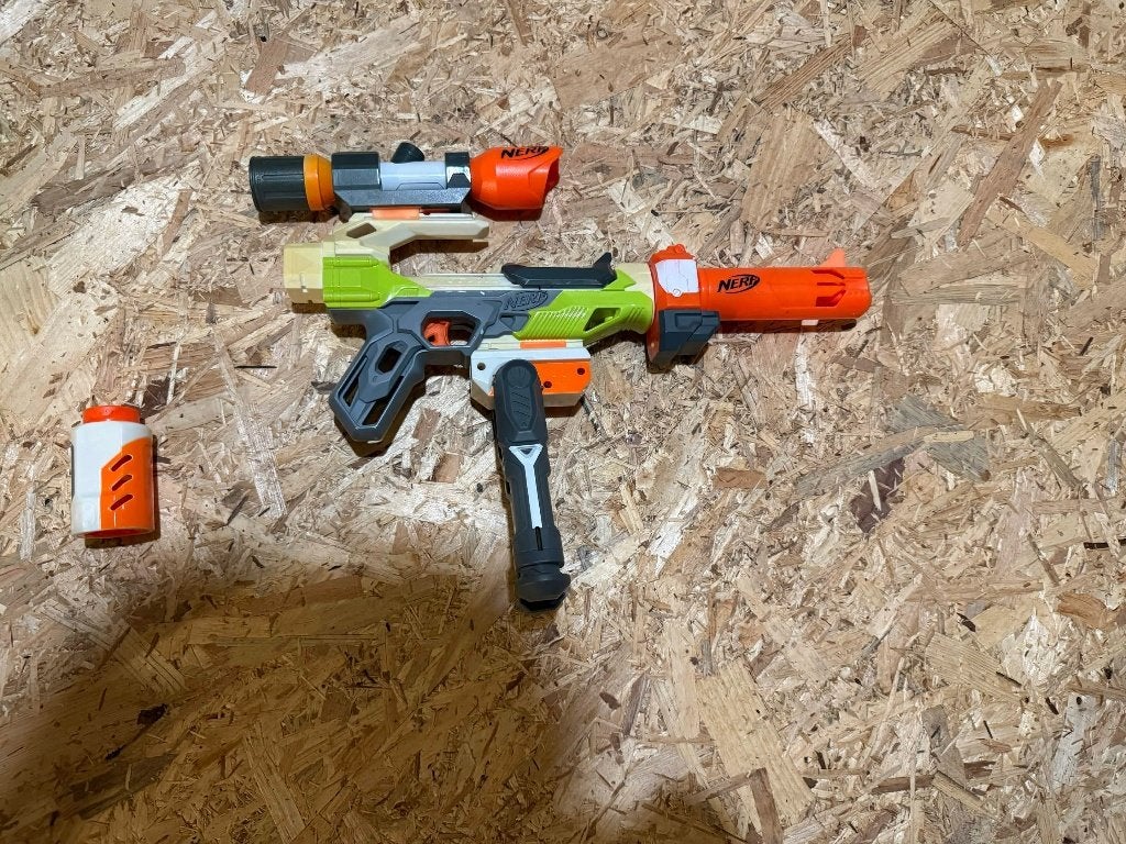 Nerf Modulus Longstrike, Enlèvement, Utilisé