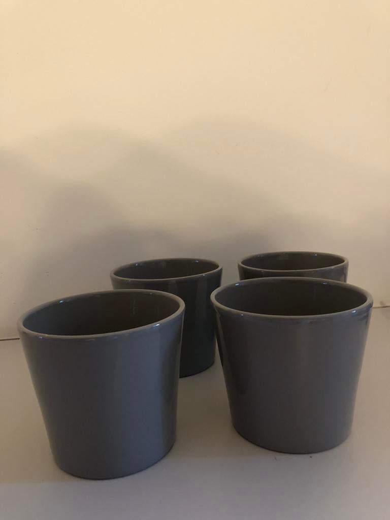 4 nieuwe bloempotten Ikea, Neuf, Enlèvement ou Envoi, Moins de 25 cm, Moins de 40 cm