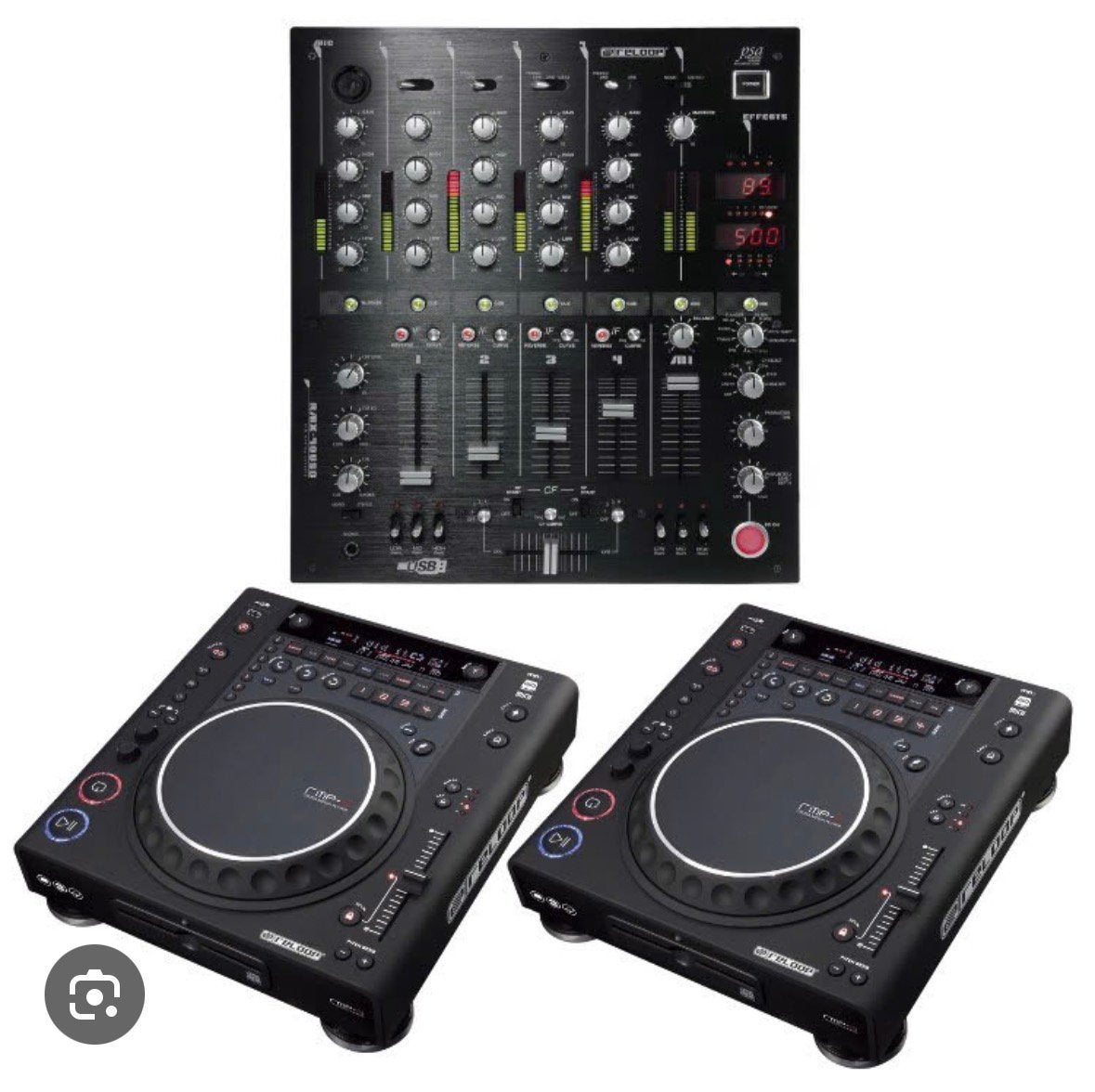 Reloop RMP 3 + RMX USB40 + flightcase, Musique & Instruments, Enlèvement, Comme neuf, Reloop