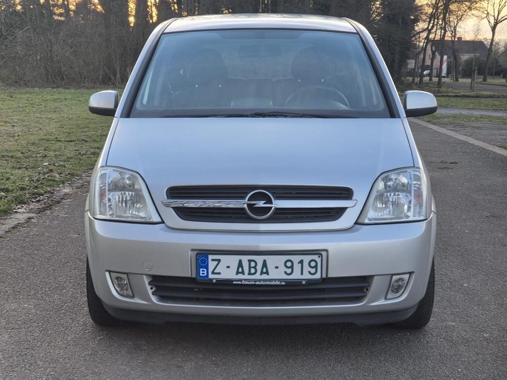Opel Meriva - 1.6i - 2004 - 157d km - Airco – Garantie, Auto's, Opel, Voorwielaandrijving, Stof, Bedrijf, Airbags