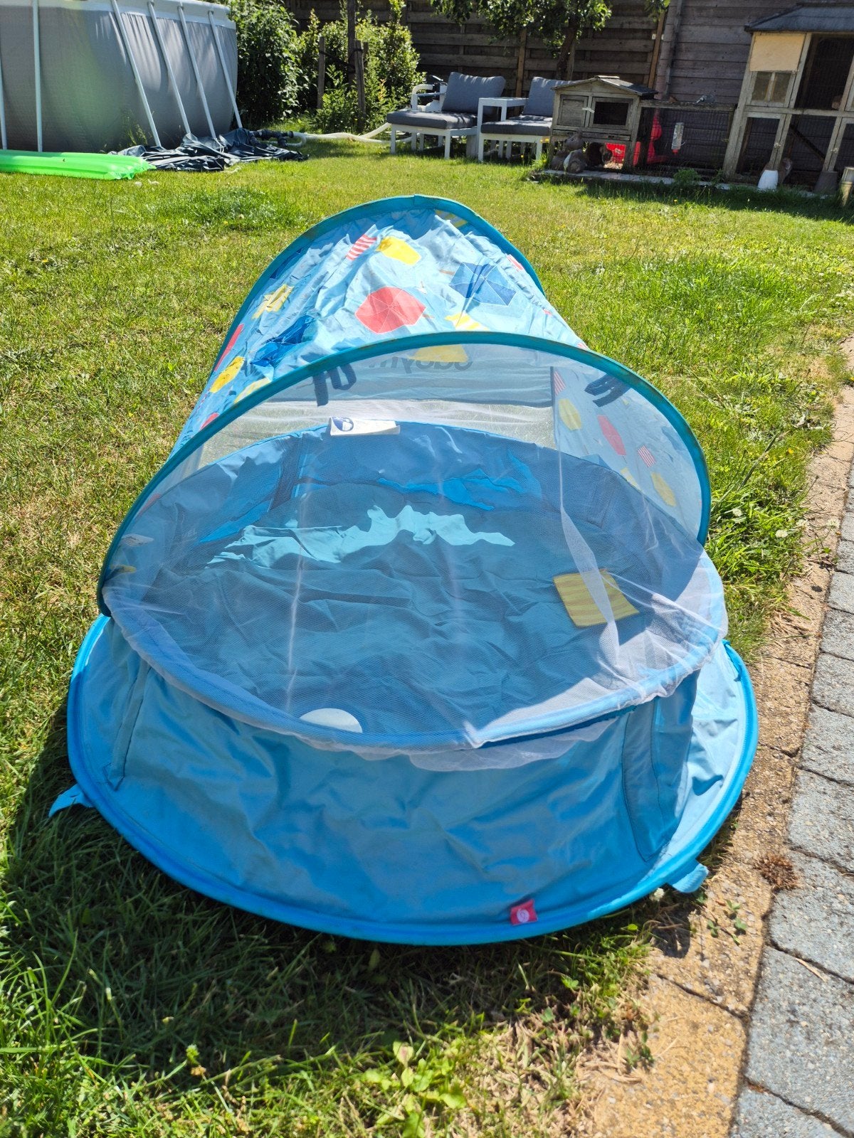 Babymoov uv tent, Ophalen