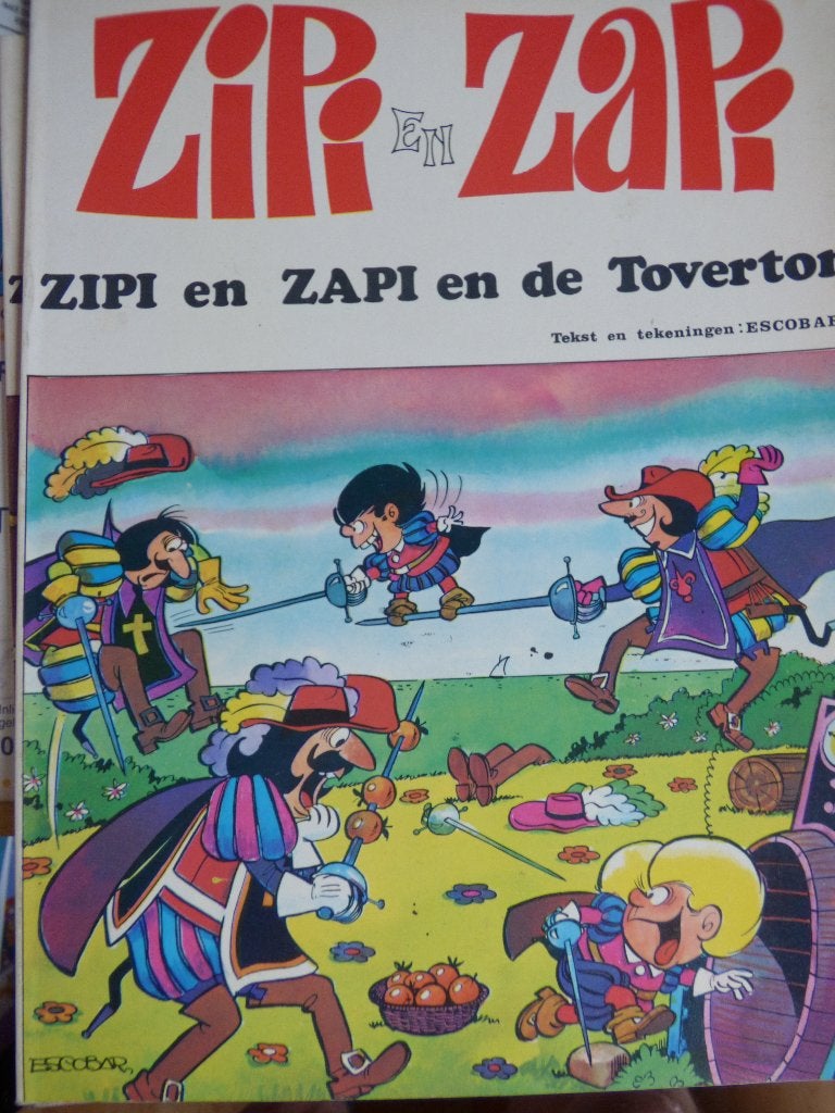 zip en zap ,  zipi en zapi en de toverton, Boeken, Stripverhalen, Ophalen of Verzenden