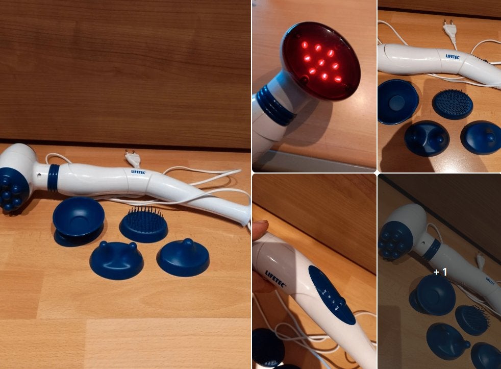 Massagetoestel met infrarood Lifetec, Ophalen of Verzenden, Zo goed als nieuw, Apparaat