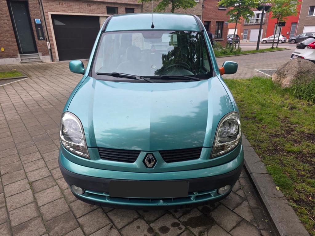 Renault kangoo 1.6 benzine AUTOMAAT km 59.000 bouwjaar 2004, Auto's, Bedrijf, Euro 4, Groen, Electronic Stability Program (ESP)