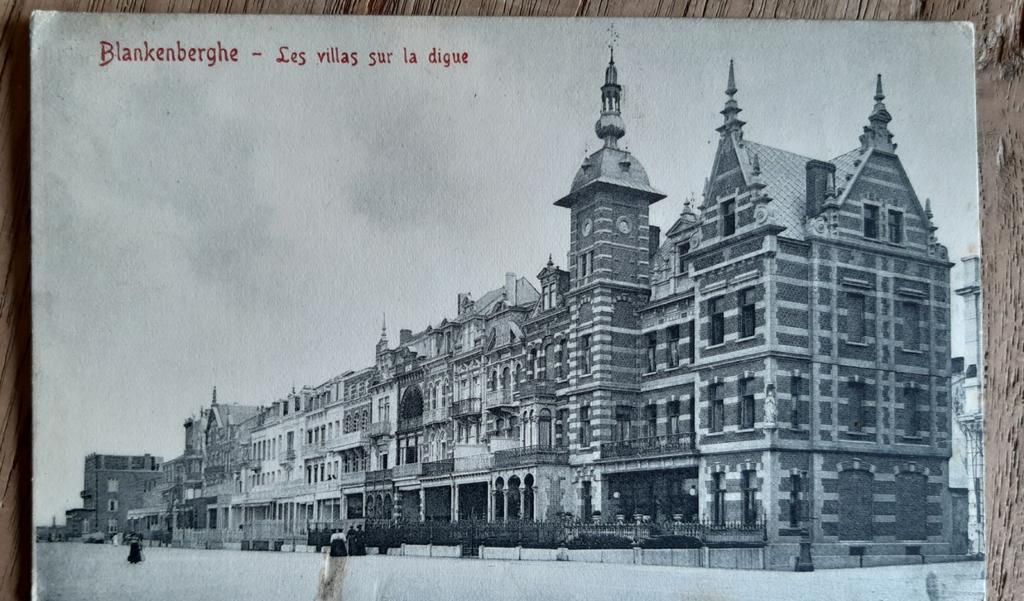 BLANKENBERGE les villas de la digue ZEEDIJK, Ophalen of Verzenden