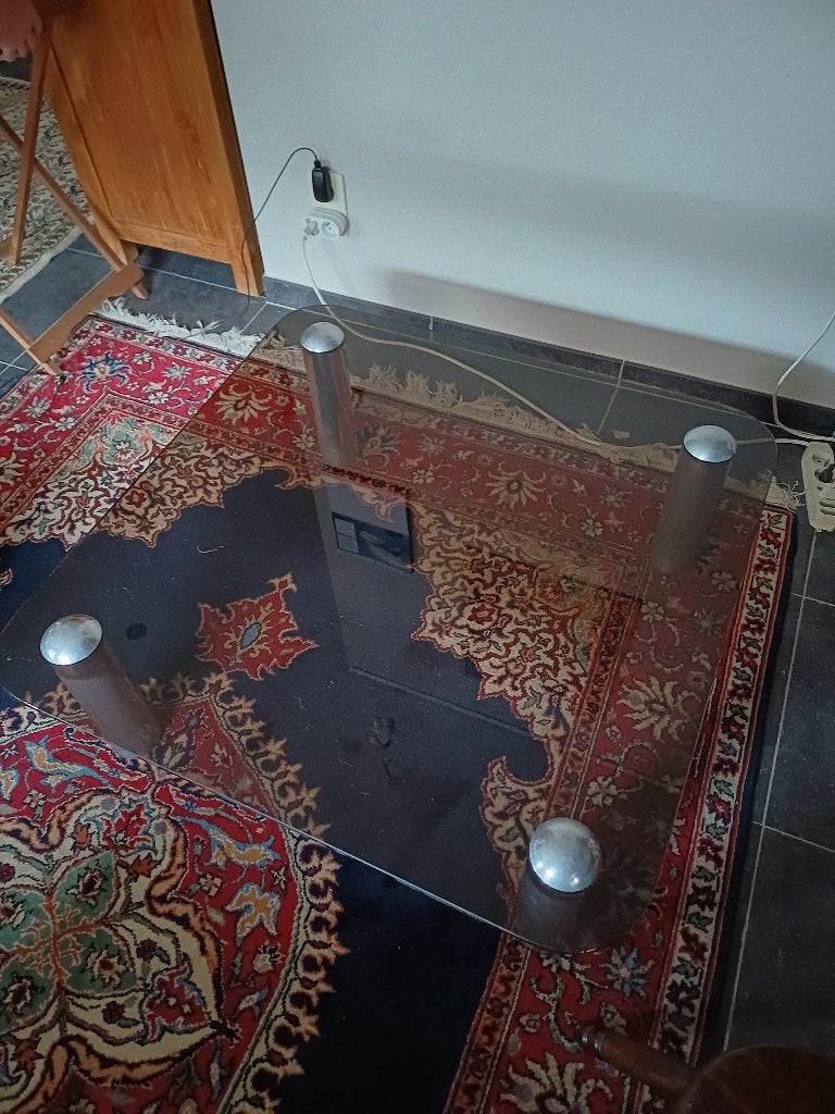 Salontafel, 50 à 100 cm, Verre, Enlèvement, 50 à 100 cm