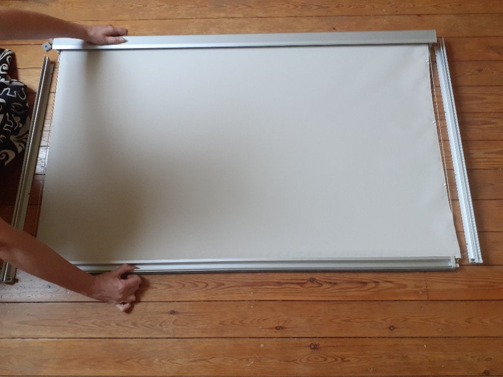 Verduisterend rolgordijn 116 x 70 cm, Ophalen, Rolgordijn, In te korten, 116 cm
