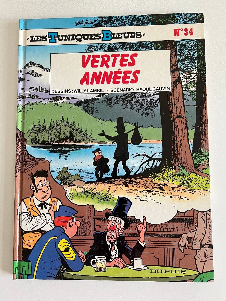 BD Les Tuniques Bleues Vertes années, Enlèvement ou Envoi, Une BD, Lambil & Cauvin, Utilisé
