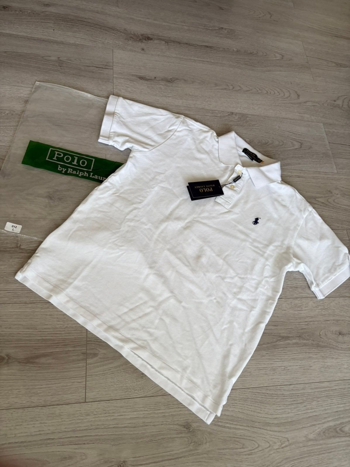Ralph lauren polo, Ophalen of Verzenden, Zo goed als nieuw, Maat 52/54 (L), Wit
