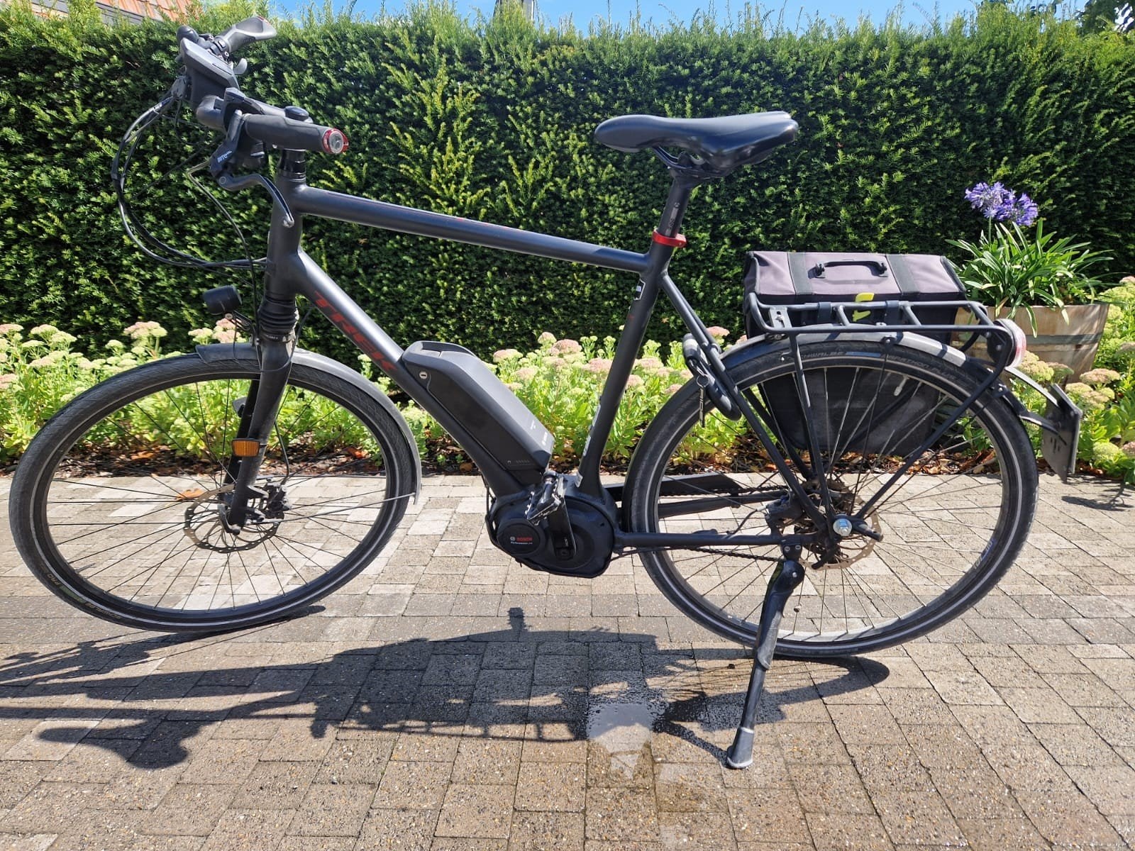 Snelle Trek XM700+ Speed Pedelec (45 km/u) – 2016 – 8.000 km, 59 cm ou plus, Enlèvement, Utilisé, 50 km par batterie ou plus