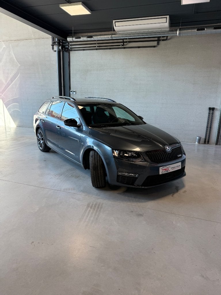 Skoda octavia RS 2016, Autos, Cuir, Argent ou Gris, Achat, Euro 6