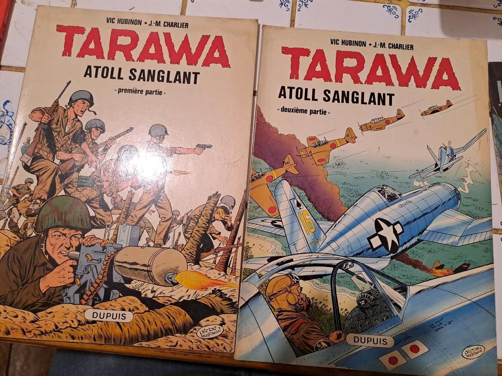 Tarawa Atoll sanglant, Ophalen, Zo goed als nieuw, Charlier et Hubinon, Meerdere stripboeken