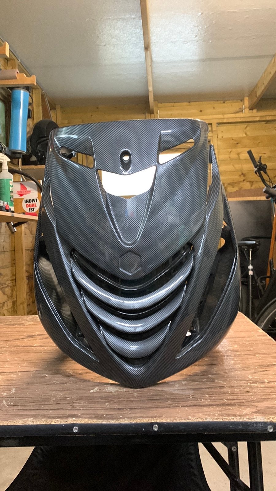 Piaggio zip sp carbon voorkap, Fietsen en Brommers, Scooters | Piaggio, Ophalen of Verzenden, Zo goed als nieuw, Zip