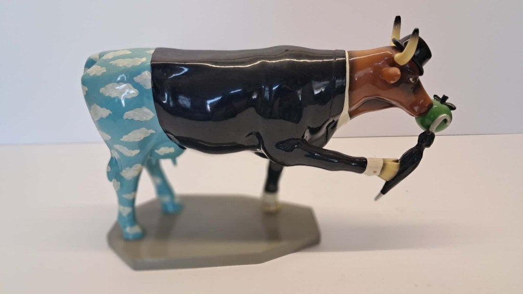CowParade « Moogritte » Large – René Magritte – 30,5 cm, Ophalen