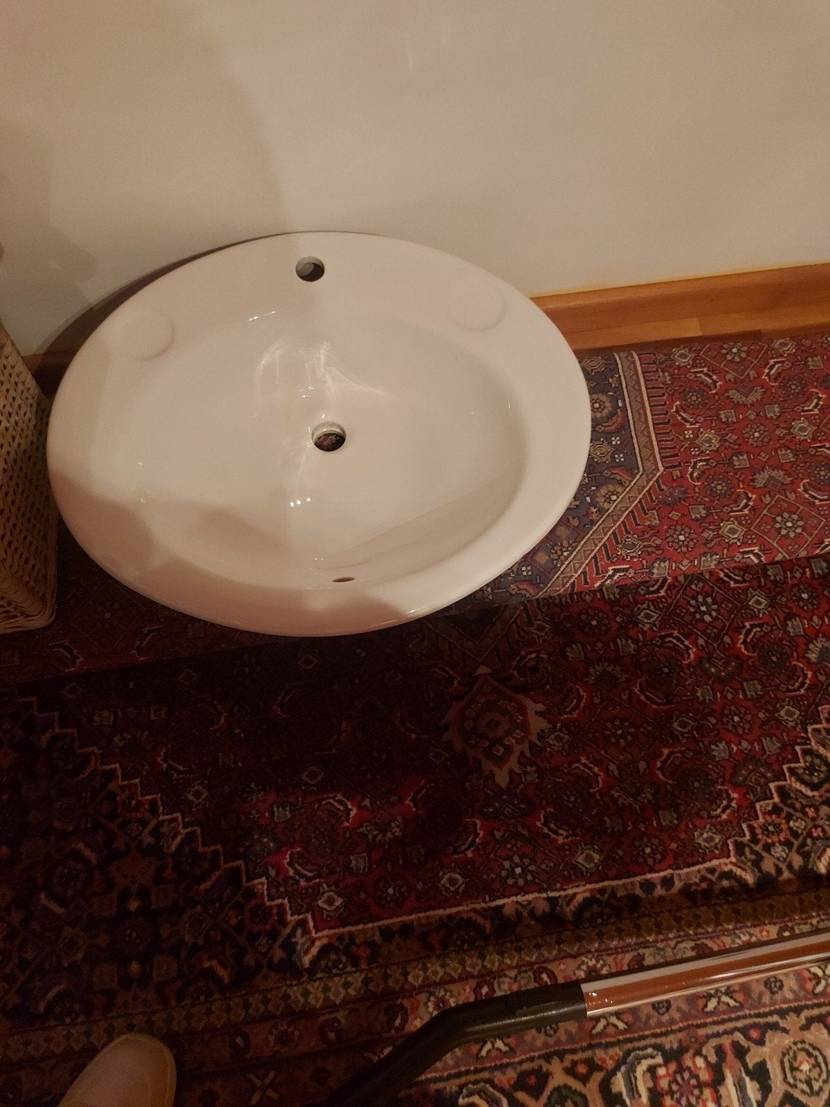 stenen gootsteen bak voor badkamer kast 60 euro, Ophalen