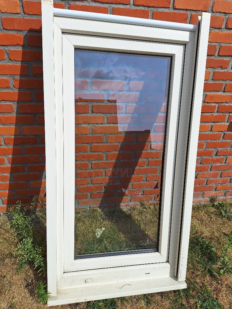 Kiepraam met dubbel glas, Double vitrage, 120 à 160 cm, Fenêtre de façade ou Vitre, Enlèvement