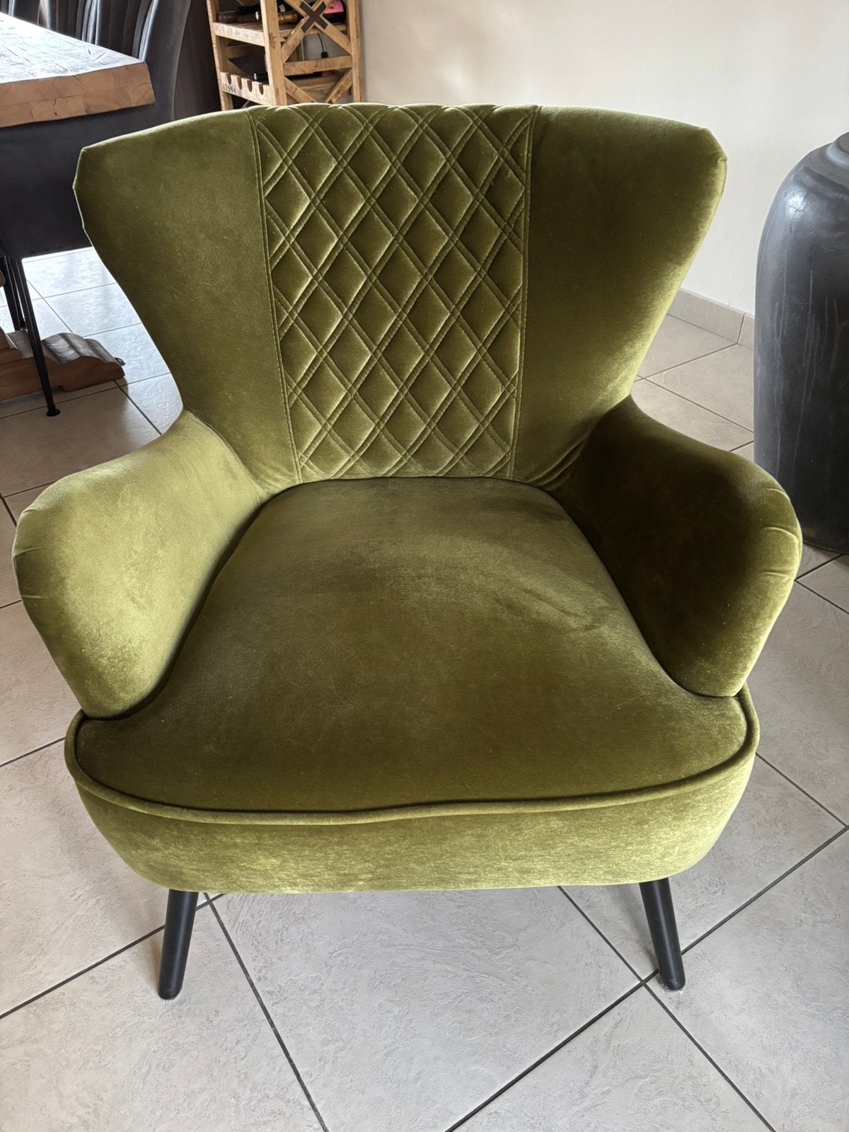 Leuke fauteuil, Huis en Inrichting, Fauteuils, Ophalen, Gebruikt, Minder dan 75 cm, Stof