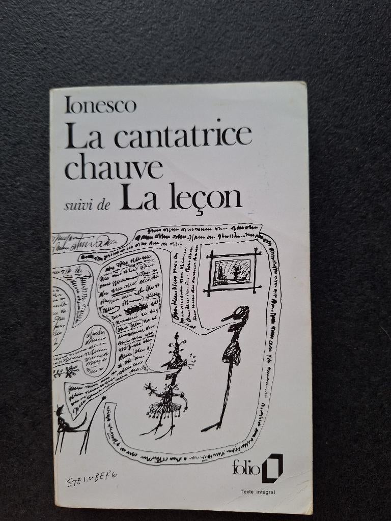 Ionesco - la cantatrice chauve suivi de La leçon, Boeken, Ionesco, Eén auteur, Ophalen, Gelezen