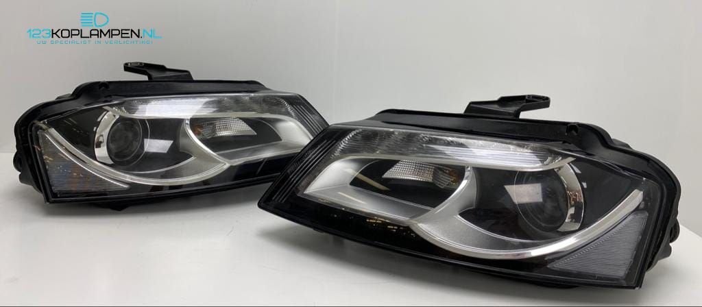 Audi A3 Sportback 8P Facelift Bi Xenon LED koplamp links rec, Auto-onderdelen, Gebruikt, -, -, -