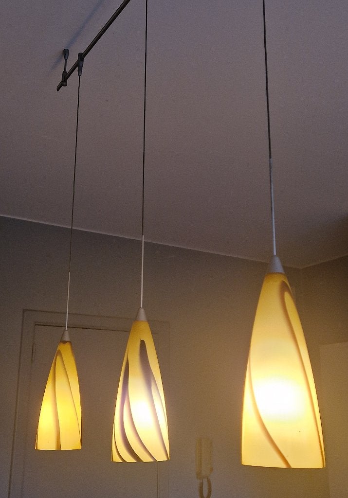 vintage hanglampen, Ophalen, Zo goed als nieuw, Glas, Murano-stijl