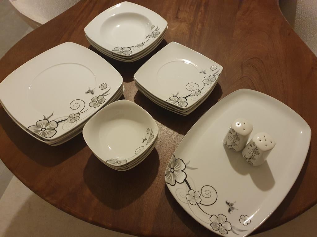 Vaisselle : Schäfer home&more 18 pièces, Enlèvement