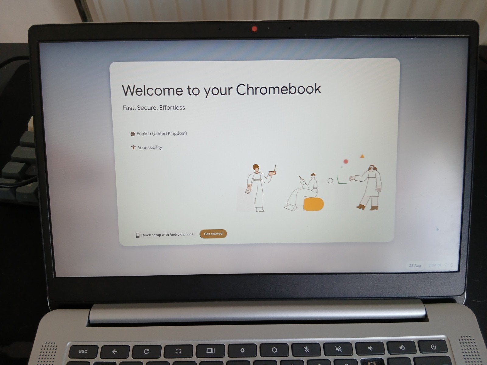 chromeboon slim, Computers en Software, Ophalen, 14 inch, 4 GB of minder, Azerty