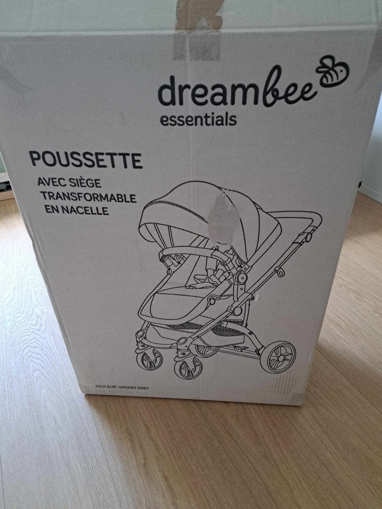 dreambee kinderwagen grijs, Kinderen en Baby's, Kinderwagens en Combinaties, Ophalen, Zo goed als nieuw, Kinderwagen, Overige merken